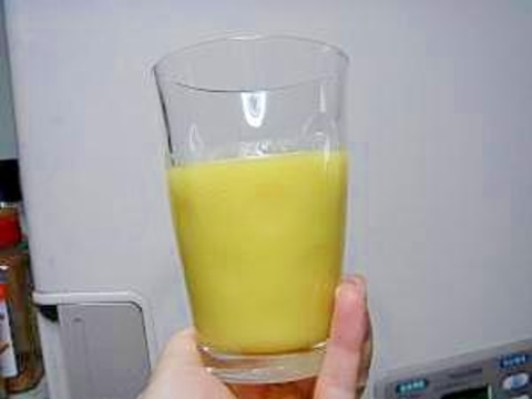 酵素たっぷり♪朝のジュース（オレンジ入り）